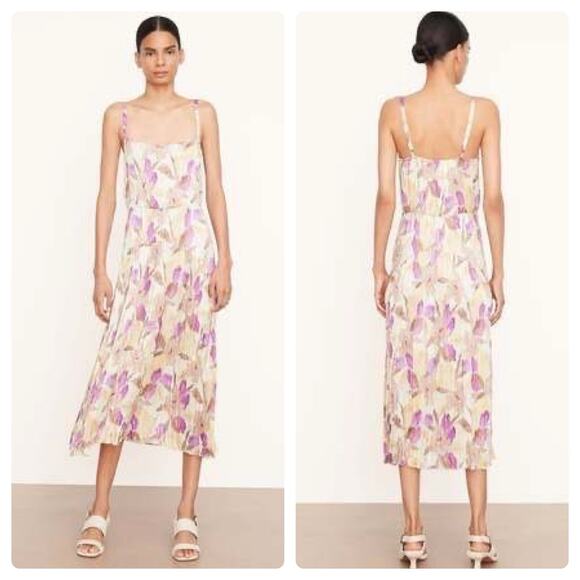 Vince Dresses & Skirts - Vince Nouveau Magnolia Crushed Cami Dress Size Small New with Tags